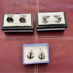 Anchor Cufflink’s. 3 Pairs.